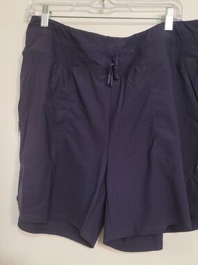 Baleaf Women's Athletic Drawstring Shorts in Deep Purple